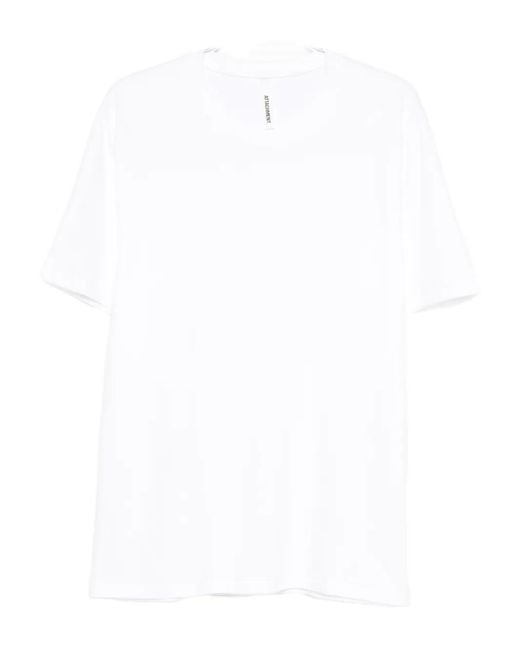 Attachment White T-Shirt À Col Rond for men