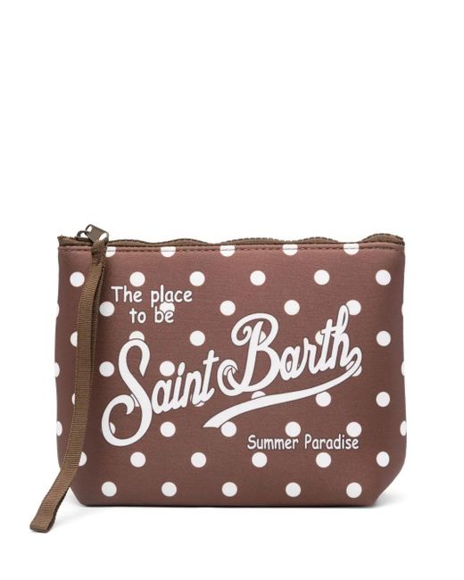 Mc2 Saint Barth Brown Aline Makeup Bag