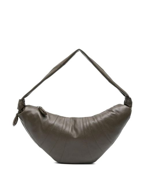 Lemaire Gray Large Croissant Zip-Top Tote Bag