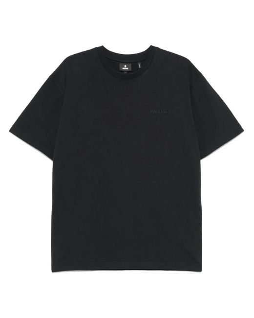 Mackage Black Crewneck Logo T-Shirt for men
