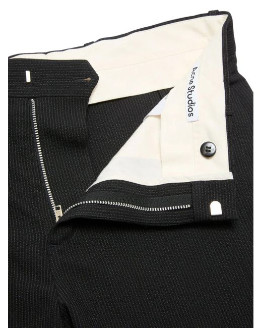 Acne Black Welt-Pocket Shorts for men