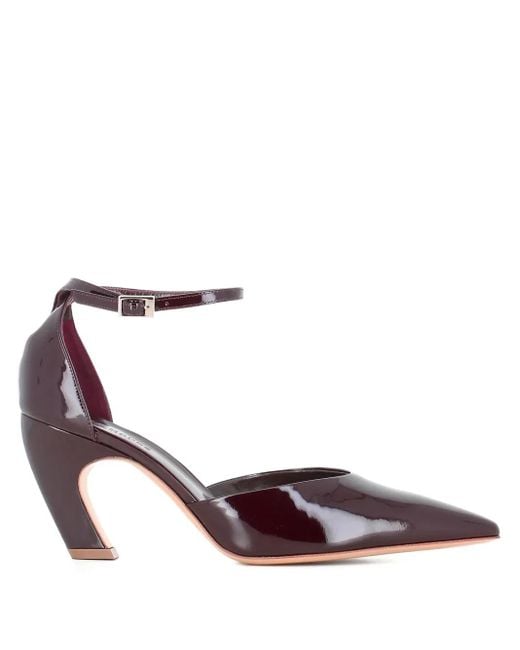 Le Monde Beryl Pink Pointed-Toe Pumps