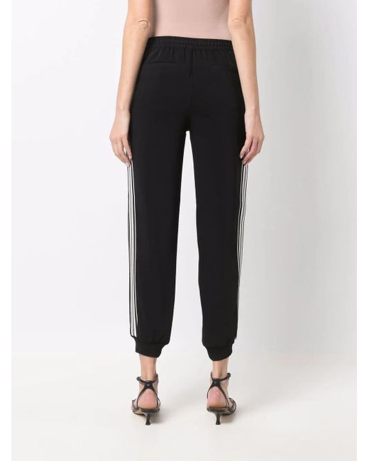 Ralph Lauren Black Striped Tapered Trousers