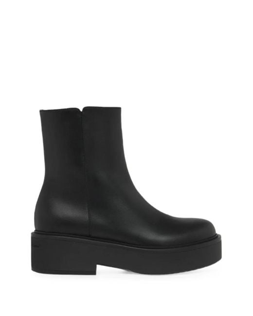 Gianvito Rossi Black Hiro Platform Ankle Boots