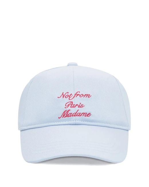 Drole de Monsieur White Casquette Slogan Baseball Cap for men