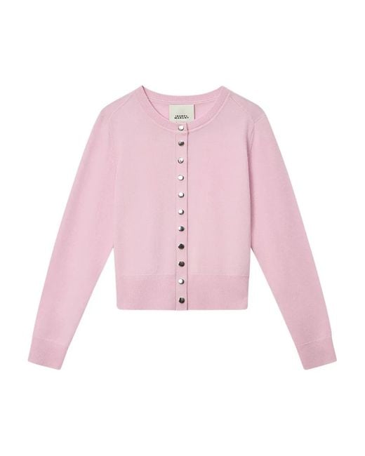 Isabel Marant Pink Idesia Cardigan