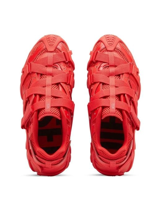 DIESEL Red S-Prototype-Cr Low-Top Sneakers for men
