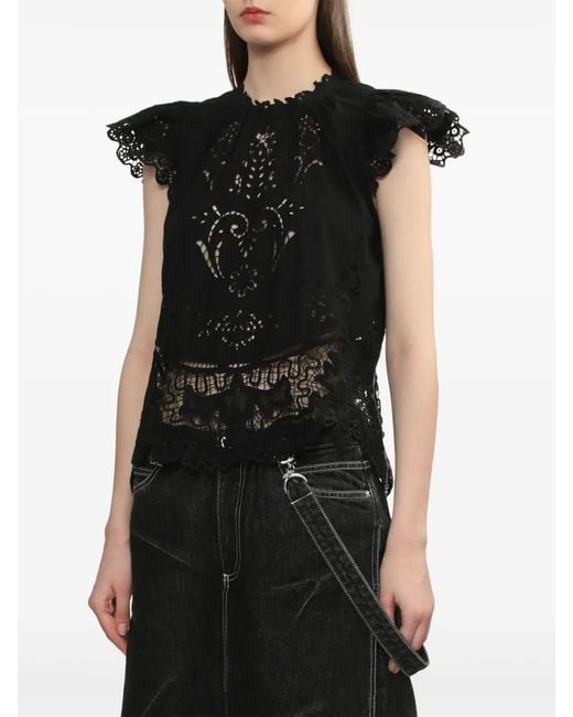 Sea Black Gianna Blouse