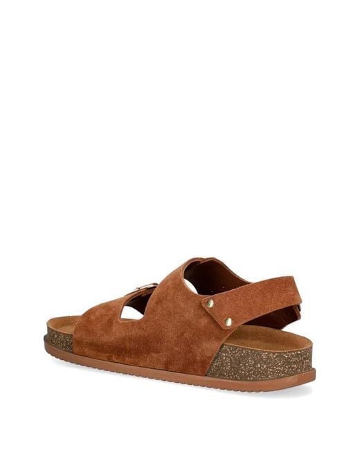 Bohonomad Brown Amalfi Buckle-Fastening Sandals