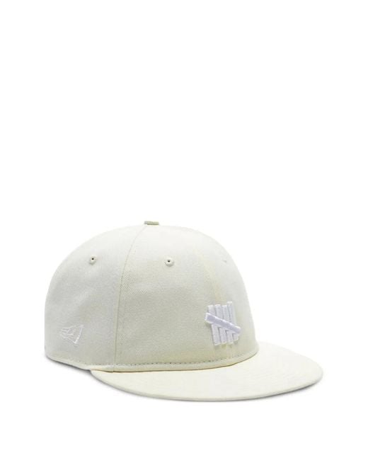 Undefeated White X Ne Icon Snapback Cap for men