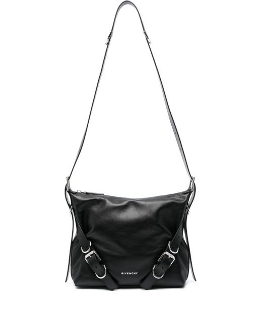 Givenchy Black Voyou Leather Bag for men