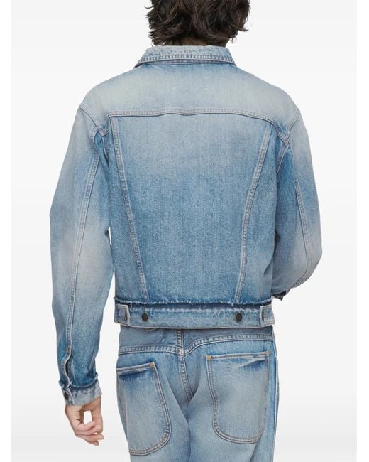 Maison Margiela Blue Jacket With Pockets for men
