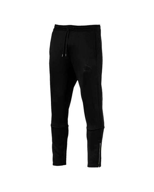PUMA Black Quilted Track Pants for men