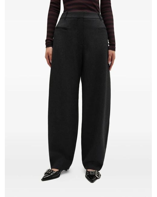 Ganni Blue Wool Suiting Pants