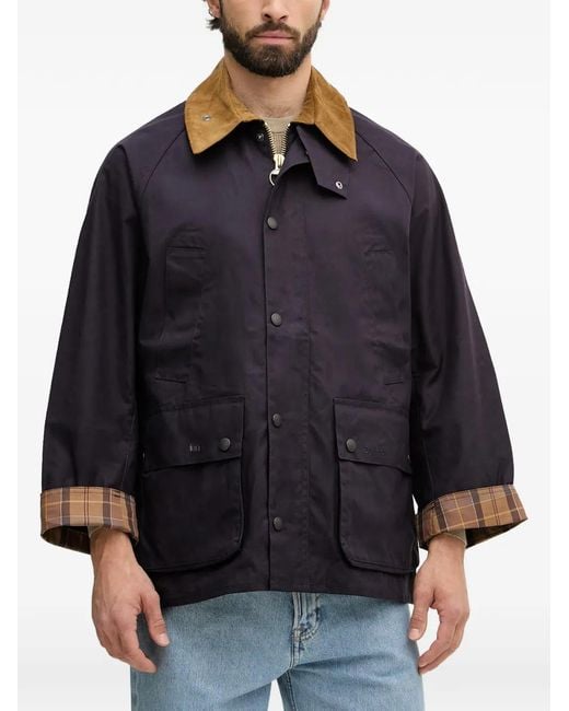 Barbour Blue Oversized Bedale Jacket for men
