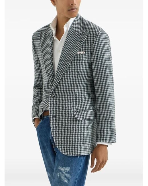 Giacca di Brunello Cucinelli in Blue da Uomo
