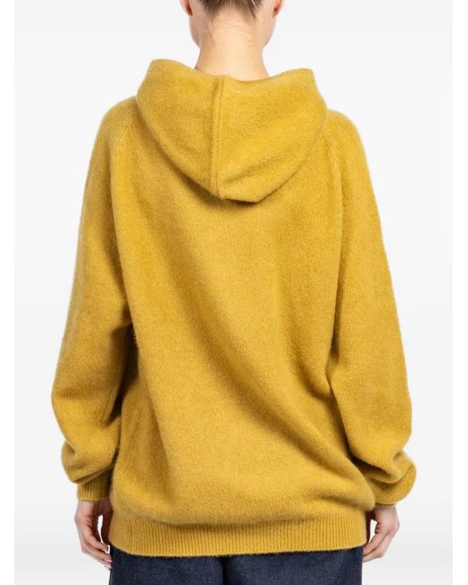 Frenckenberger Yellow Hooded Sweater