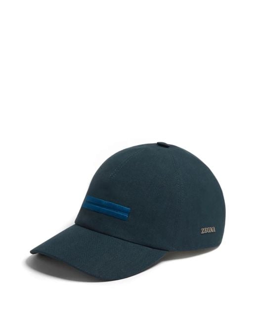 Zegna Blue Oasi Baseball Cap for men