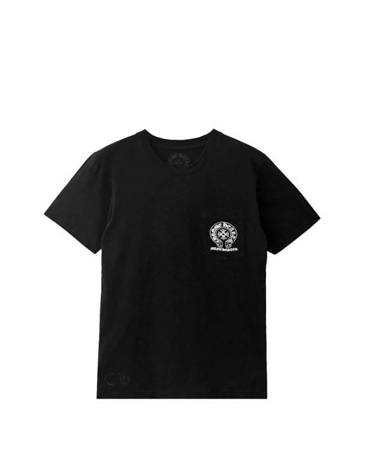 Chrome Hearts Black Manchester Exclusive Horseshoe Short-Sleeve T-Shirt for men