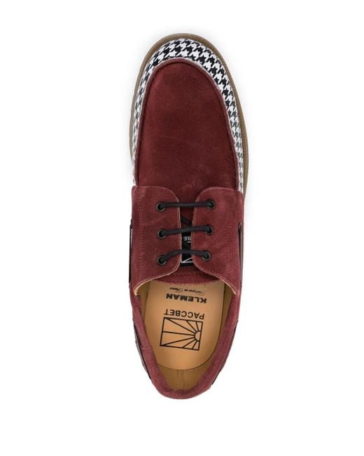 Rassvet (PACCBET) Red Two-Tone Boat Shoes for men