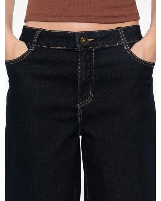 MAISON 123 Blue Rayan Denim Bermuda Shorts