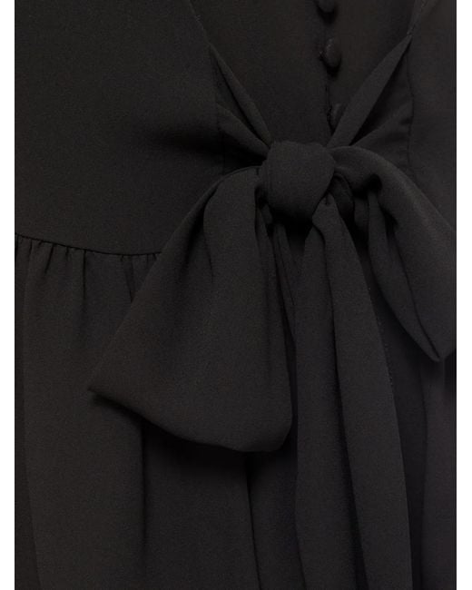 Nissa Black Blouse À Volants