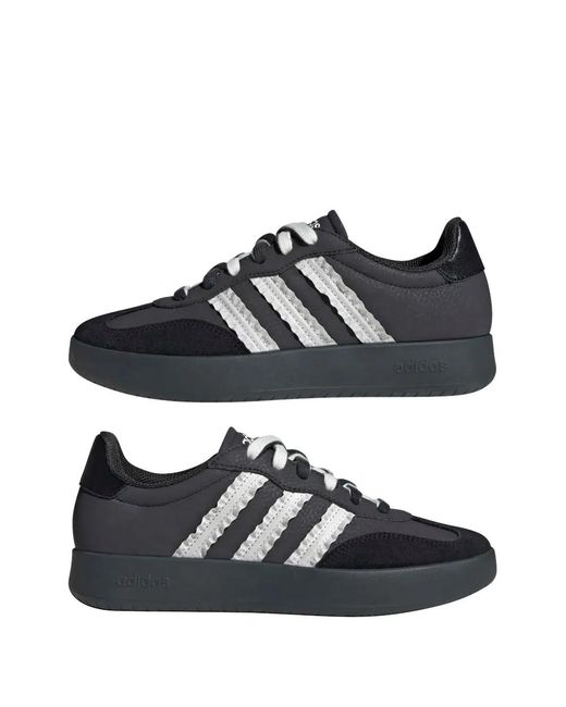 Adidas Black Barreda Ruffled Sneakers