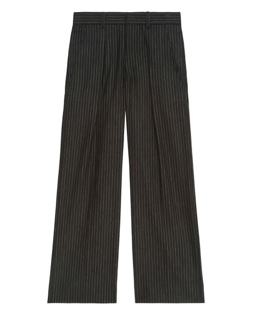 Isabel Marant Gray Lisetta Hose mit Nadelstreifen