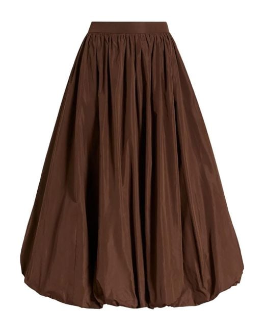 Cinq À Sept Cellah Taffeta Rok in het Brown