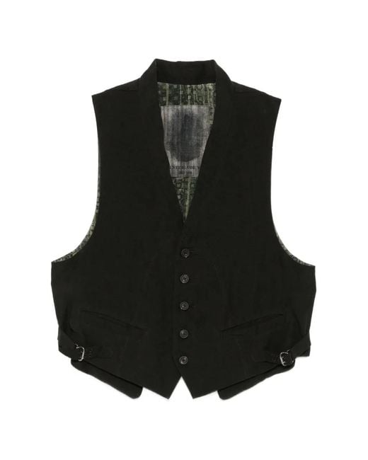 Chaleco Con Cierre De Botones Ziggy Chen de hombre de color Black