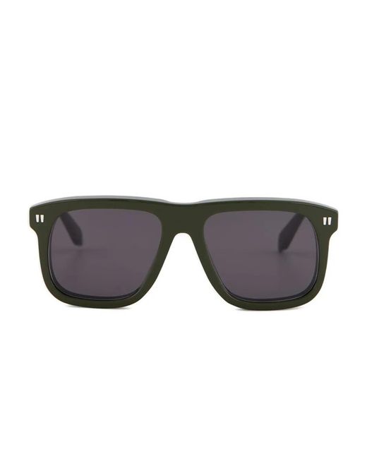Off-White c/o Virgil Abloh Gray Clearwater Rectangle-Frame Sunglasses for men