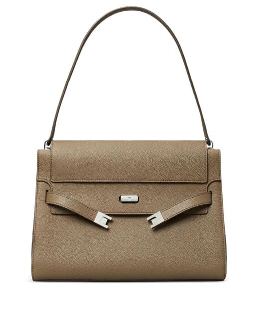 Tory Burch Metallic Large Lee Radziwill Shoulder Bag