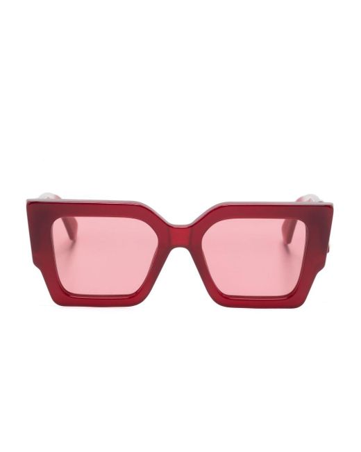 Gafas de sol Catalina con montura cuadrada Off-White c/o Virgil Abloh de color Pink
