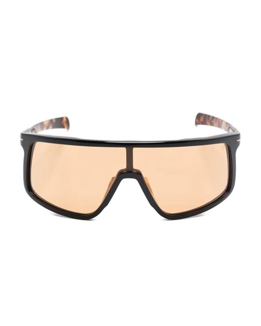 David Beckham Natural Oversized-Frame Sunglasses