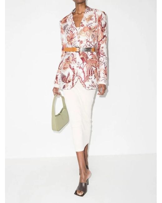 Etro Multicolor Tree Of Life Jacquard Blazer