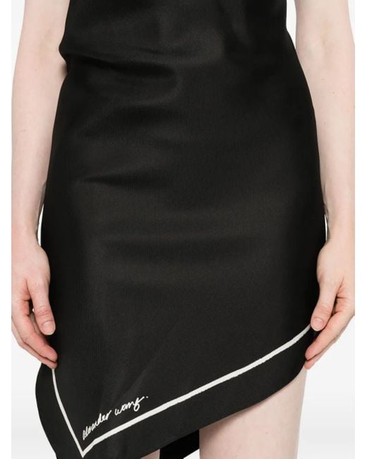 Alexander Wang ワンショルダー ミニドレス Black
