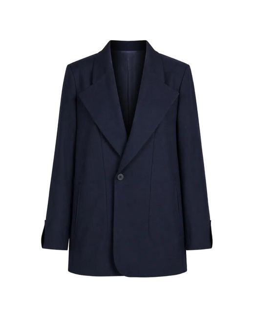 Sa Su Phi Blue Lauren Peak-Lapels Blazer
