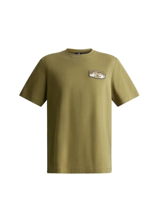 Fusalp Green Tylo Anim Logo-Patch T-Shirt for men