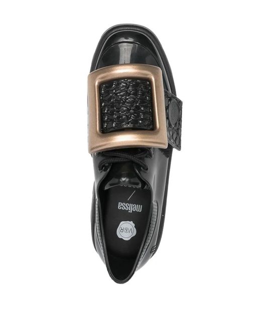 Viktor & Rolf Black Buckle Up Low-Top Sneakers