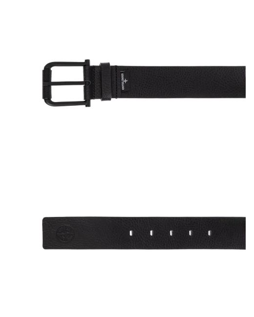 Cintura Con Logo di Stone Island in White da Uomo