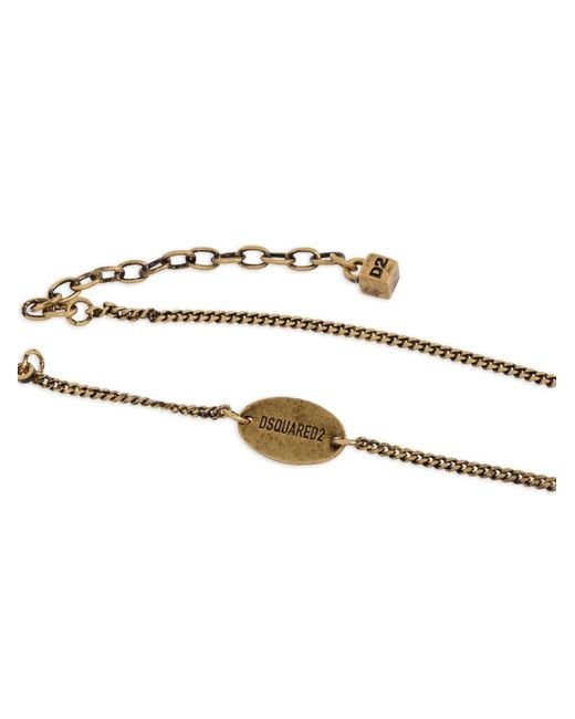 DSquared² Blue Rebels Necklace for men