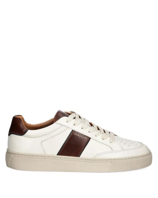 Gant Brown Baskets Mc Julien En Cuir for men