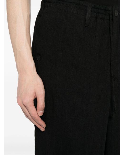 Pantalon de jogging à coupe sarouel Yohji Yamamoto pour homme en coloris Black