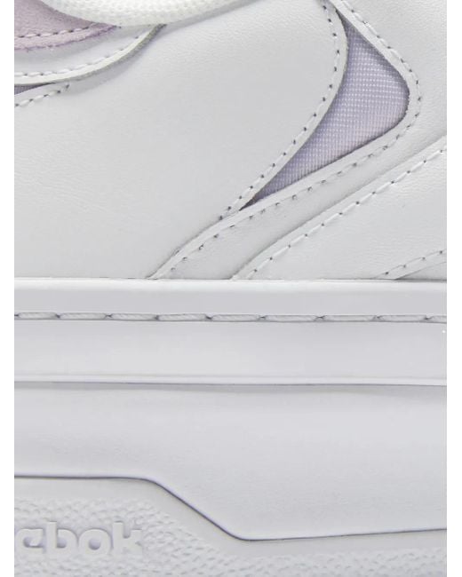 Reebok White Club C Extra /Luminous Lilac" Sneakers