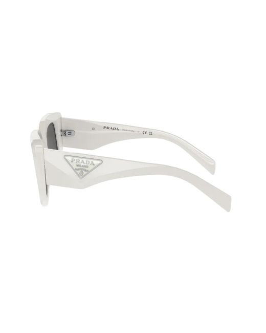 Prada Gray Cat-Eye Frame Sunglasses