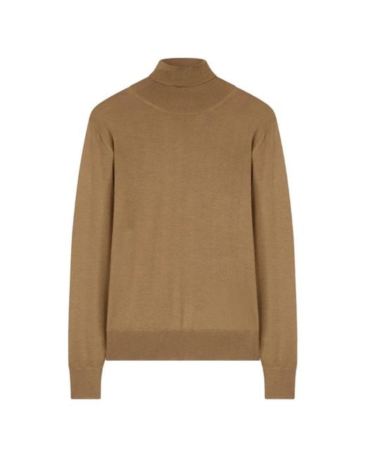 RETORI Natural Roll-Neck Long-Sleeve Sweater