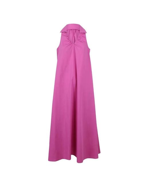 NOUMENO CONCEPT Pink Robe Sans Manches