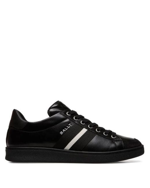 メンズ Bally ロゴ スニーカー Black
