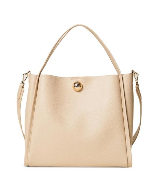 Twinset Natural Stud-Embellished Tote Bag
