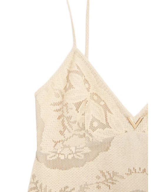 Valentino Garavani White Midi Dress